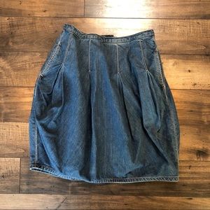 Marc Jacobs Denim Bubble Skirt in Blue